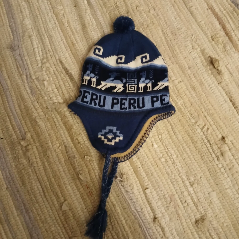 Unisex Womens Mens Winter Beanie Hat Logo PERU Blue New Lining - Picture 5 of 11